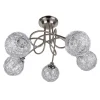 Orinoco 5 Light Chrome Semi Flush Ceiling Light