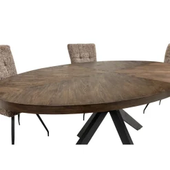 Orlando 1.8M Oval Dining Set with 6 Arabella Chairs