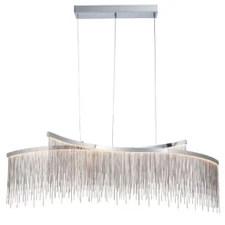 Orphelia 2-Light Polished Chrome LED Ceiling Pendant