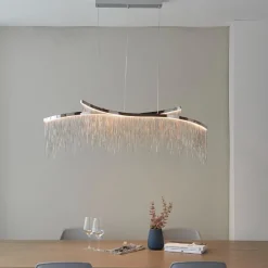 Orphelia 2-Light Polished Chrome LED Ceiling Pendant