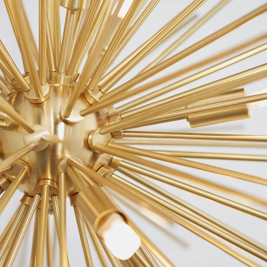 Orta 9 Light Gold Pendant Ceiling Light