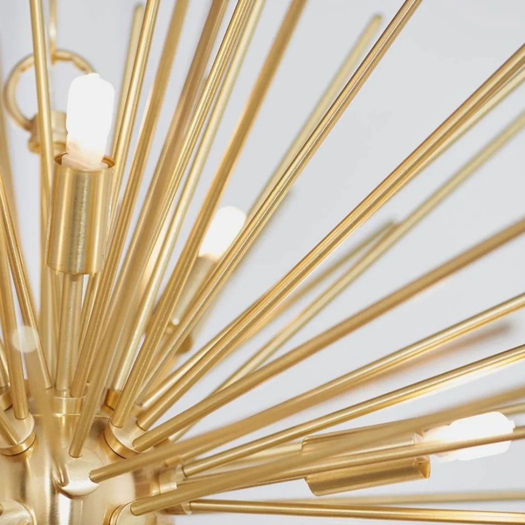 Orta 9 Light Gold Pendant Ceiling Light
