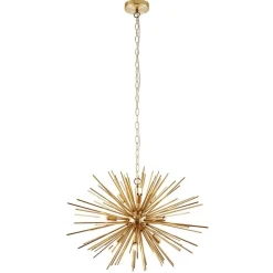 Orta 9 Light Gold Pendant Ceiling Light