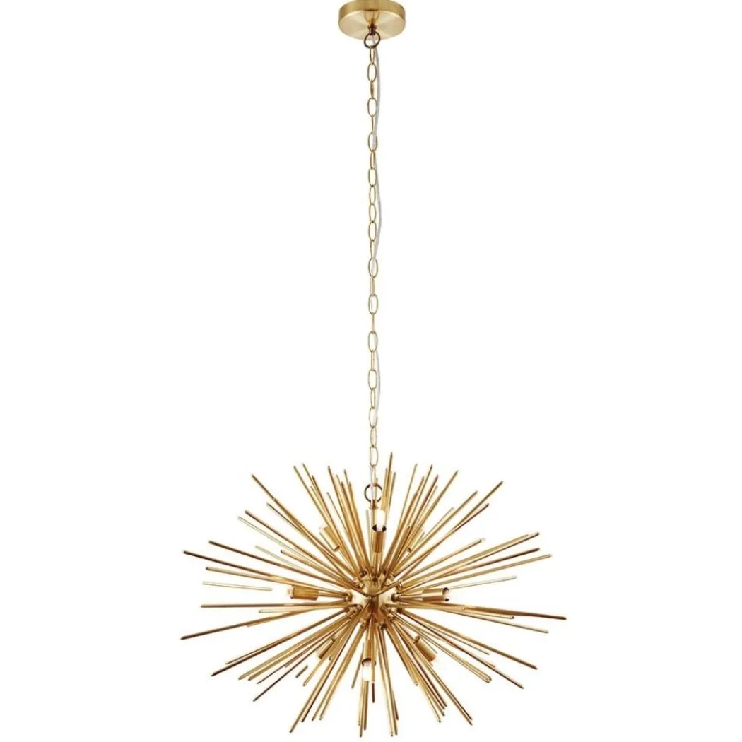 Orta 9 Light Gold Pendant Ceiling Light