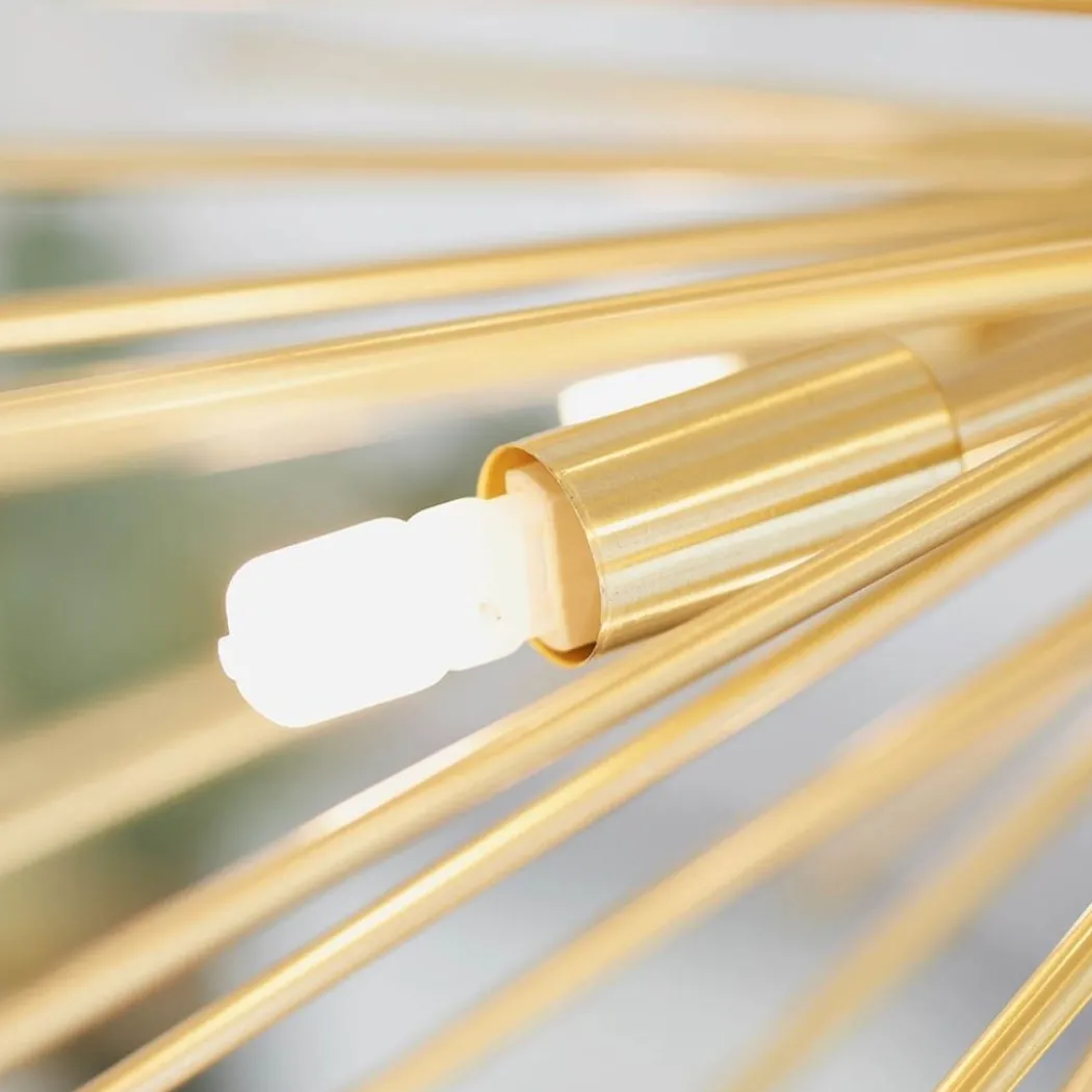 Orta 9 Light Gold Pendant Ceiling Light