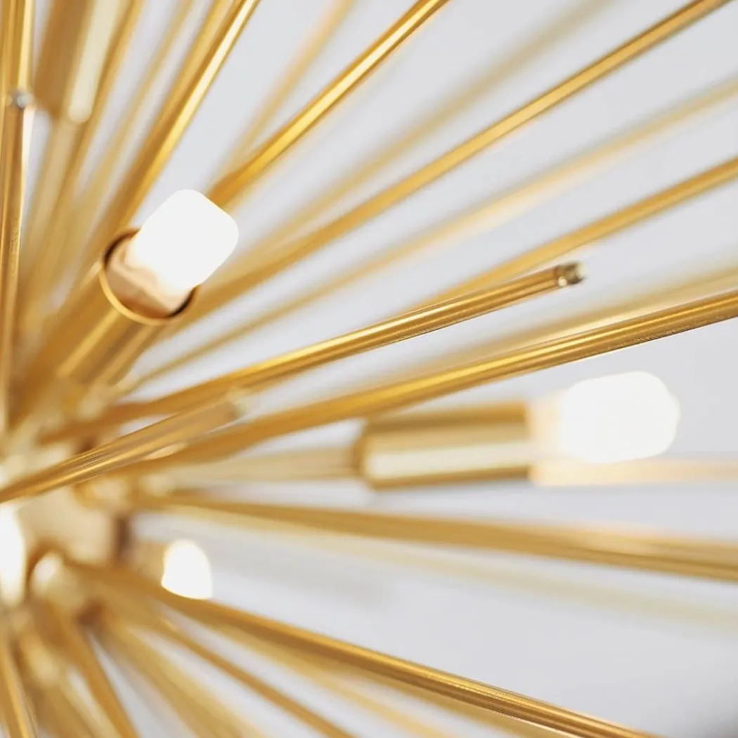 Orta 9 Light Gold Pendant Ceiling Light