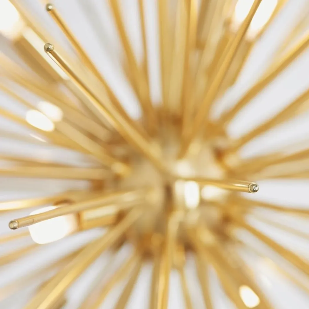 Orta 9 Light Gold Pendant Ceiling Light