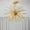 Orta 6 Light Gold Semi Flush Ceiling Light