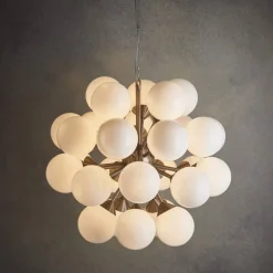 Oscar 28 Light Pendant Ceiling Light Satin Nickel
