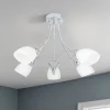 Oxford 5 Light Semi Flush Ceiling Light Polished Chrome