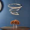 Ozias Small LED Polished Chrome Crystal Ceiling Pendant