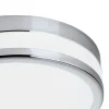 Palermo Chrome LED Bathroom Flush Ceiling Light