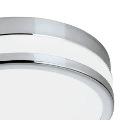 Palermo Chrome LED Bathroom Flush Ceiling Light