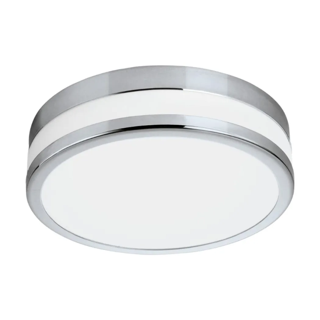 Palermo Chrome LED Bathroom Flush Ceiling Light