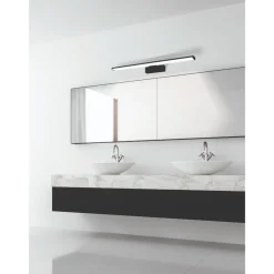 Pandella Medium LED Black Mirror Light