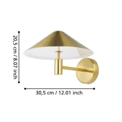 Paraguay Gold LED Wall Light