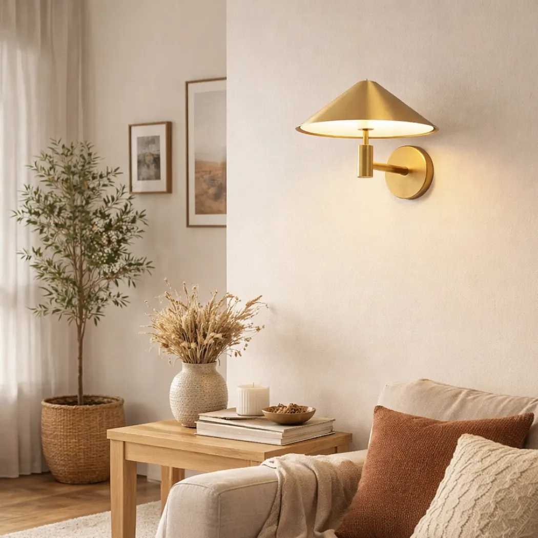 Paraguay Gold LED Wall Light