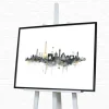 Paris Skyline Framed Wall Art