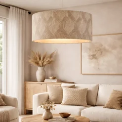 Parisa Silver Jacquard 50Cm Shade