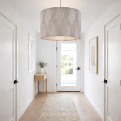 Parisa Silver Jaquard 30Cm Shade