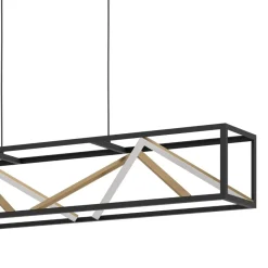 Penela Black & Gold LED Ceiling Pendant Bar