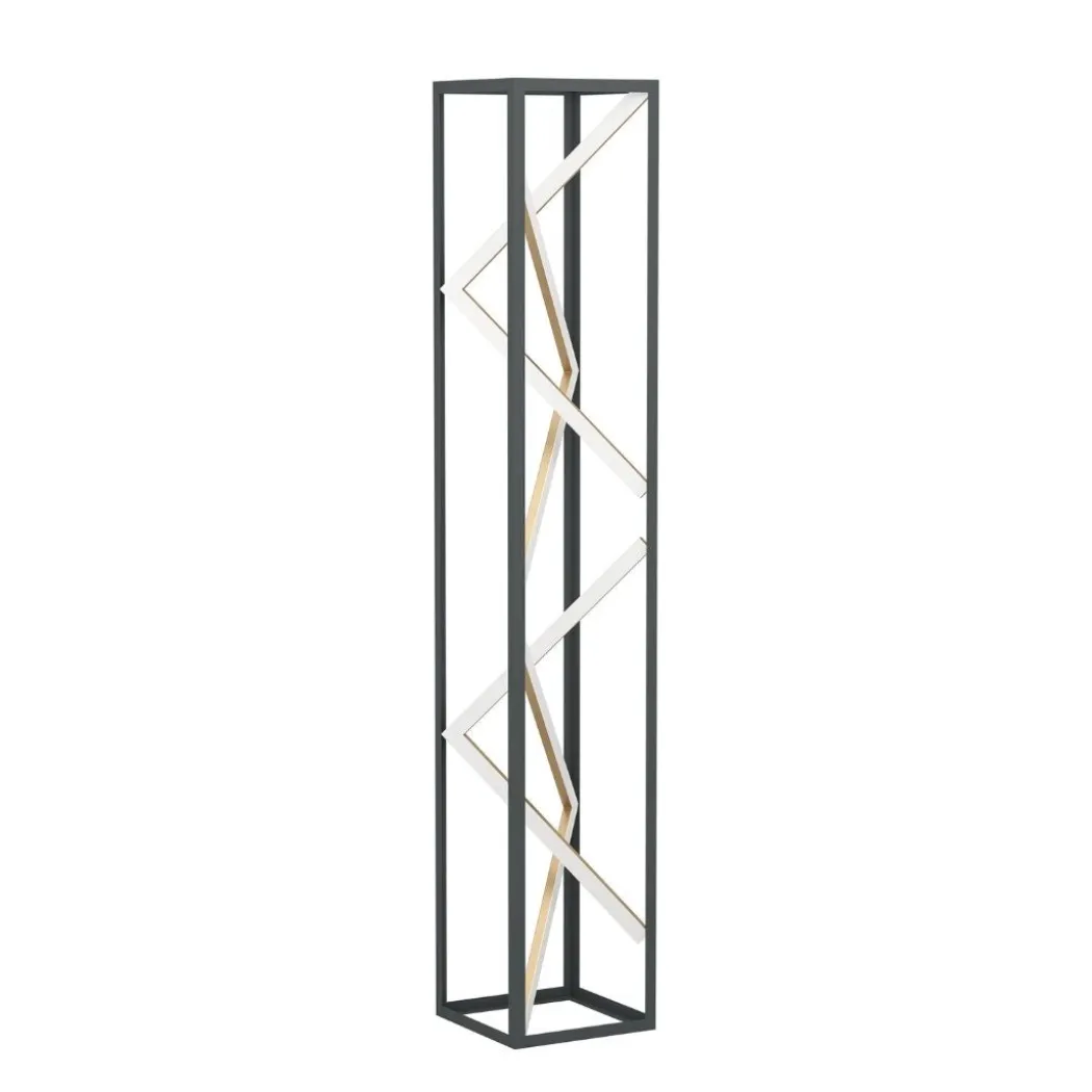 Penela Black & Gold LED Floor Lamp