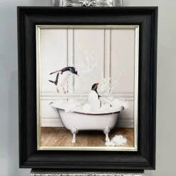 Penguin Tub 50x40 Wall Art