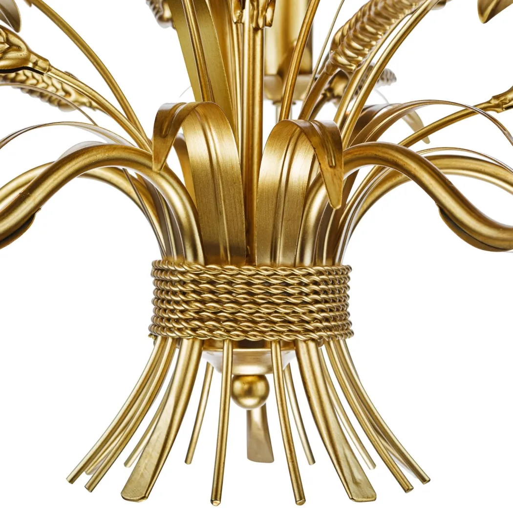 Phaedra 5 Light Gold Pendant Ceiling Light