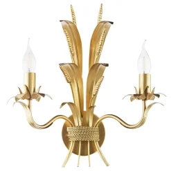 Phaedra 2 Light Gold Wall Light