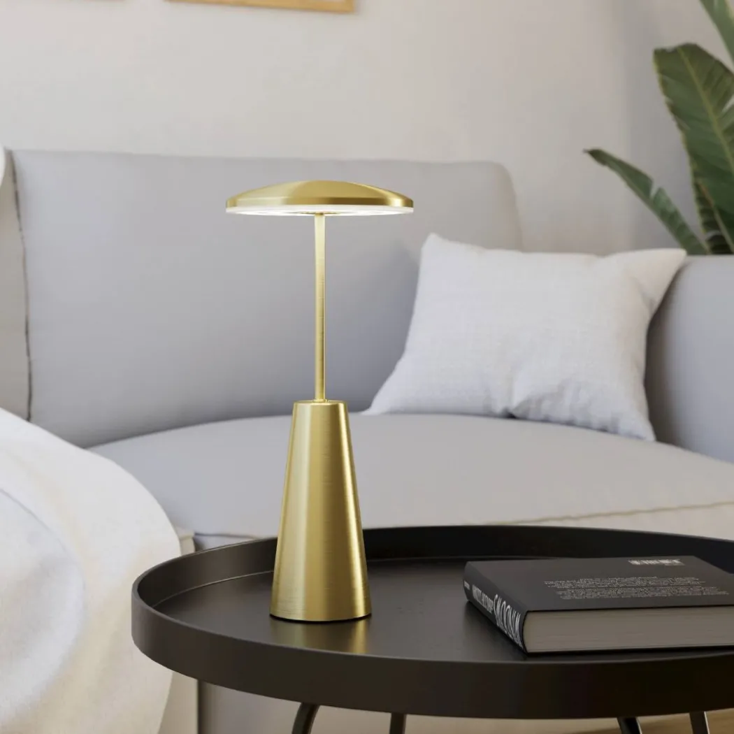 Piccola Gold LED Rechargeable Touch Table Lamp