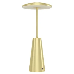 Piccola Gold LED Rechargeable Touch Table Lamp