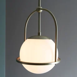 Pilar 1 Light Brass Ceiling Light
