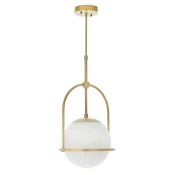 Pilar 1 Light Brass Ceiling Light