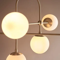 Pilar 6 Light Brass Ceiling Light