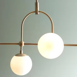 Pilar 5 Light Brass Ceiling Light