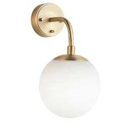 Pilar 1 Light Brass Wall Bracket