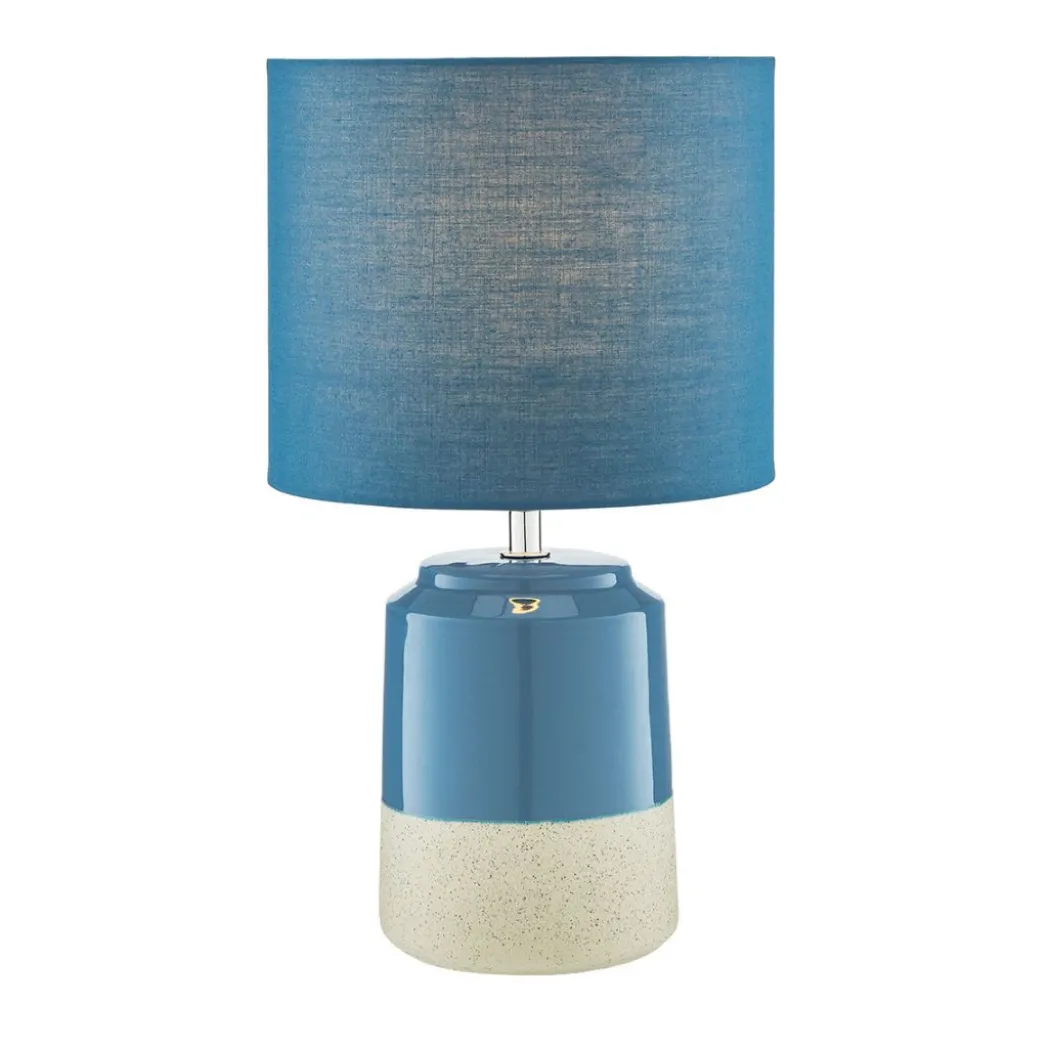 Pop Denim Blue Ceramic Table Lamp