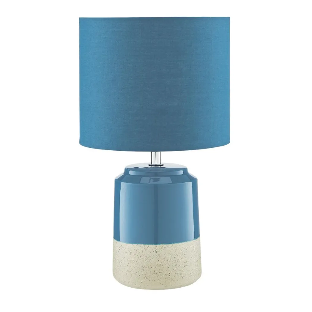 Pop Denim Blue Ceramic Table Lamp