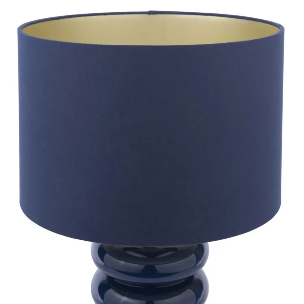 Portia Blue Glass Table Lamp