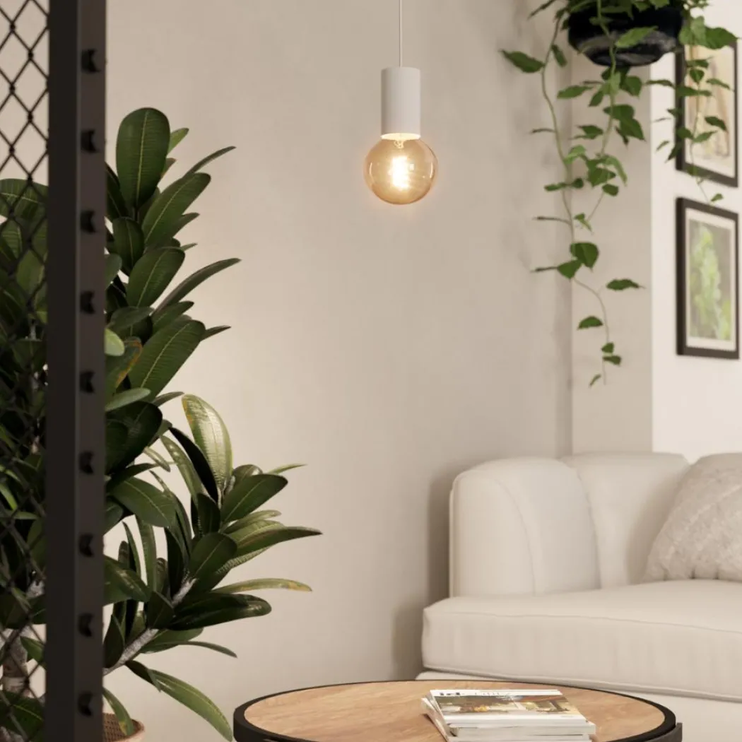 Pozueta 1 White Ceiling Pendant Light