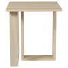 Prue Travertine Effect Side Table