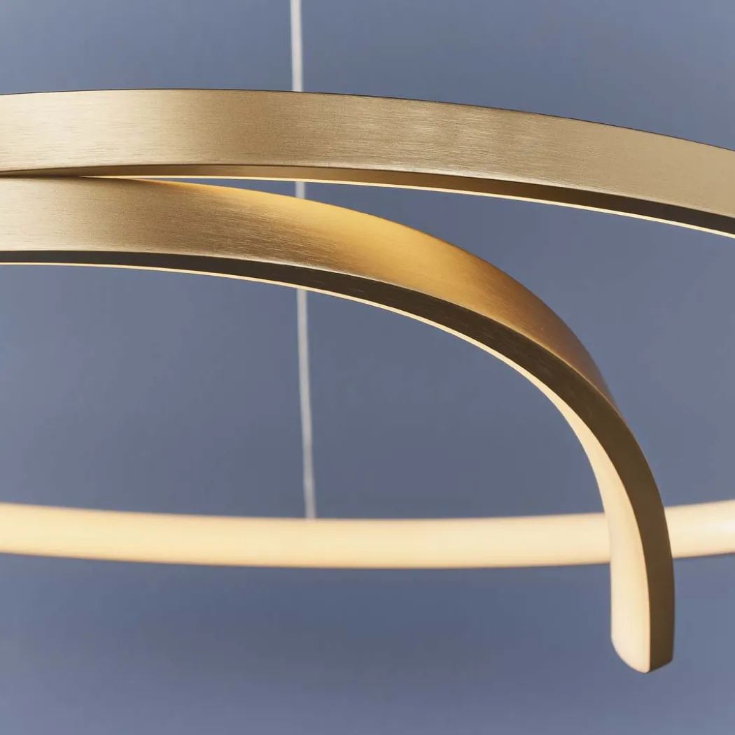 Rafe Matt Gold LED Ceiling Pendant