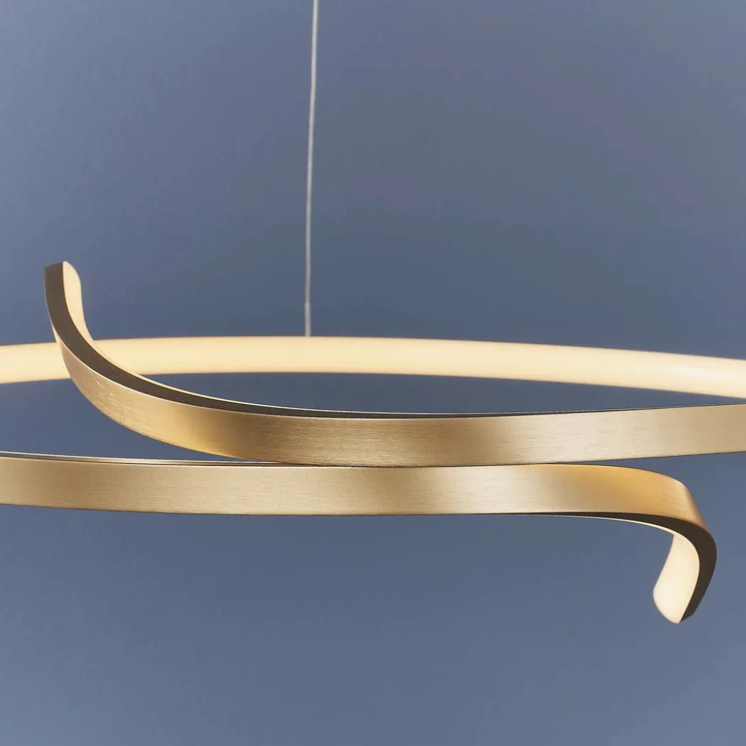 Rafe Matt Gold LED Ceiling Pendant