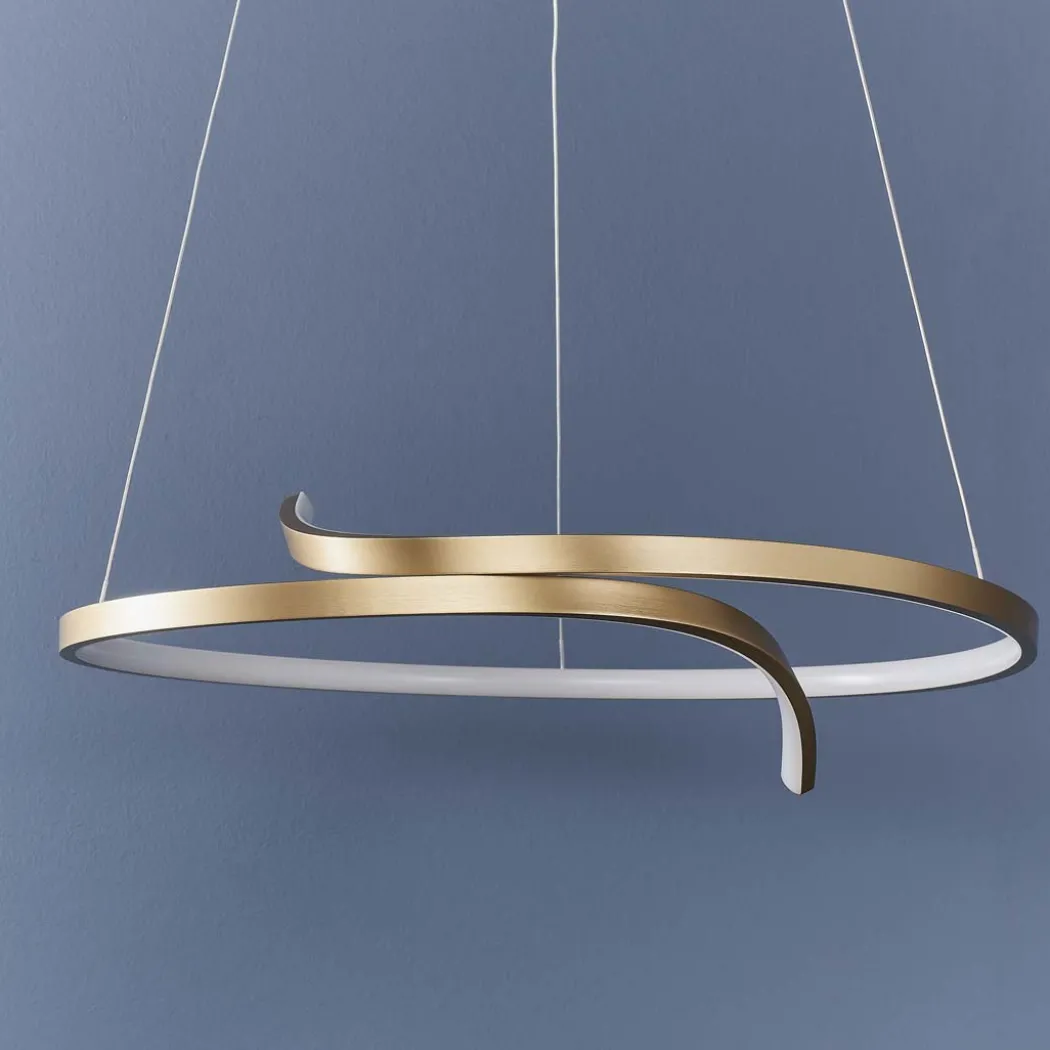 Rafe Matt Gold LED Ceiling Pendant