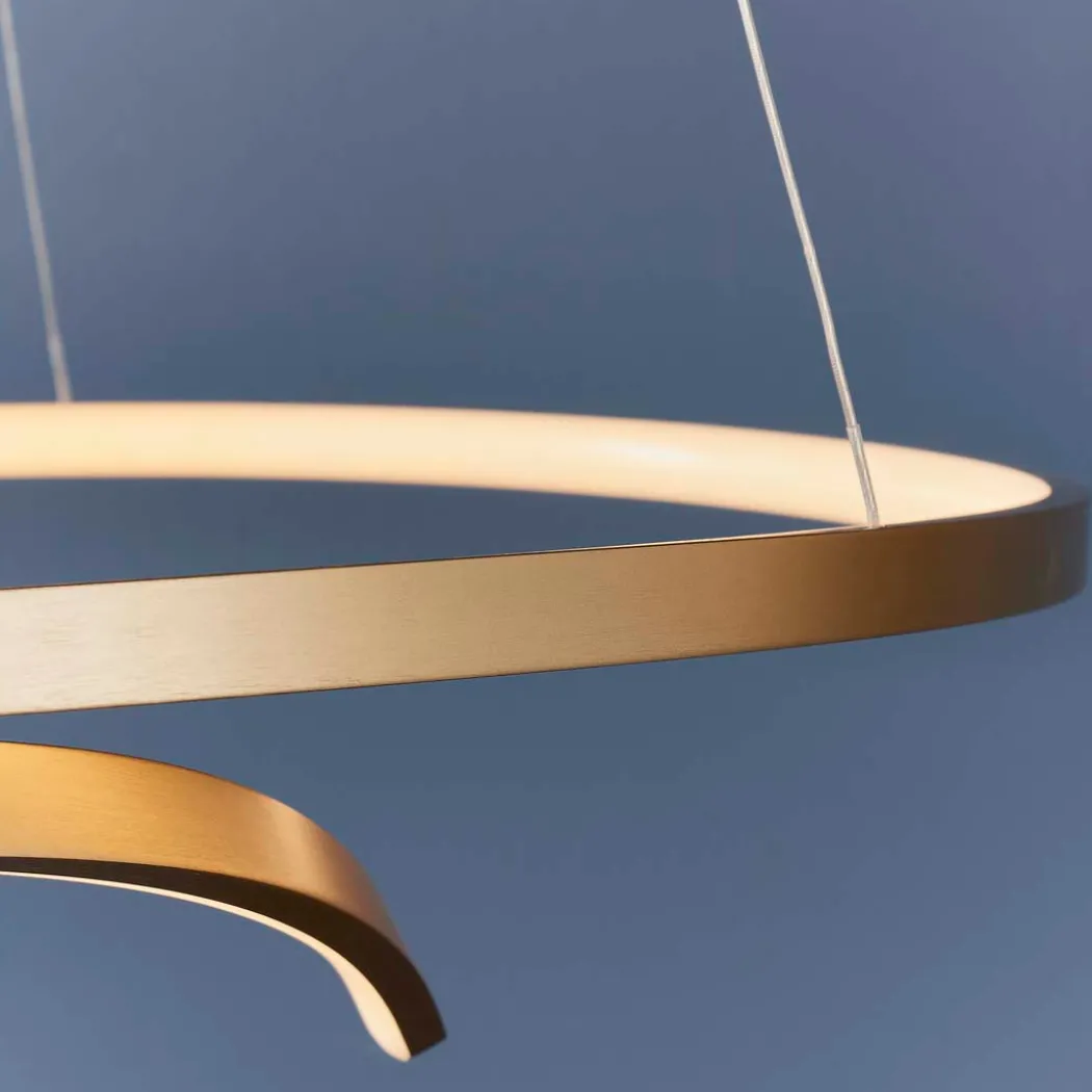 Rafe Matt Gold LED Ceiling Pendant