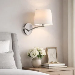 Rafela Polished Chrome Wall Light