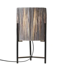 Raff Grey & Black Table Lamp