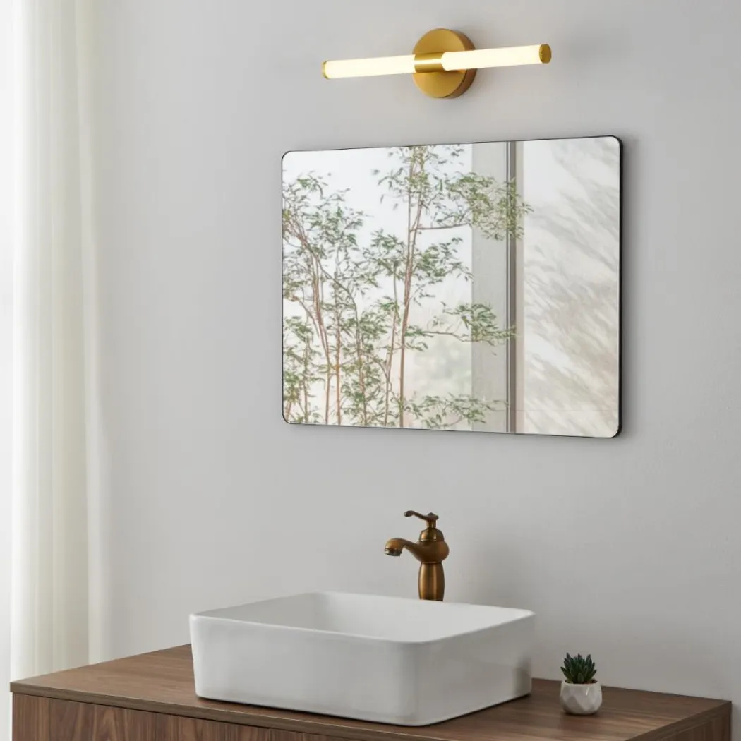 Ramola Gold LED Bathroom Wall Light