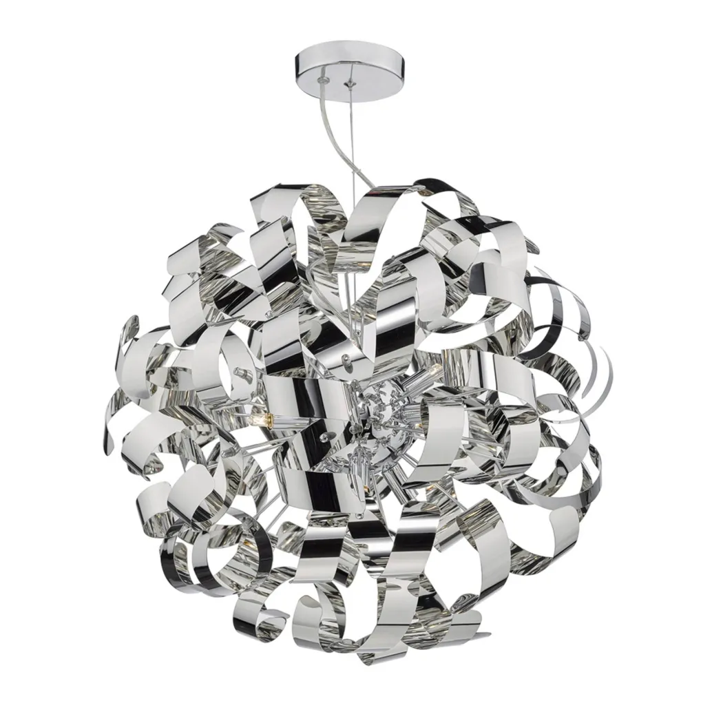 Rawley 9 Light Ceiling Light Polished Chrome
