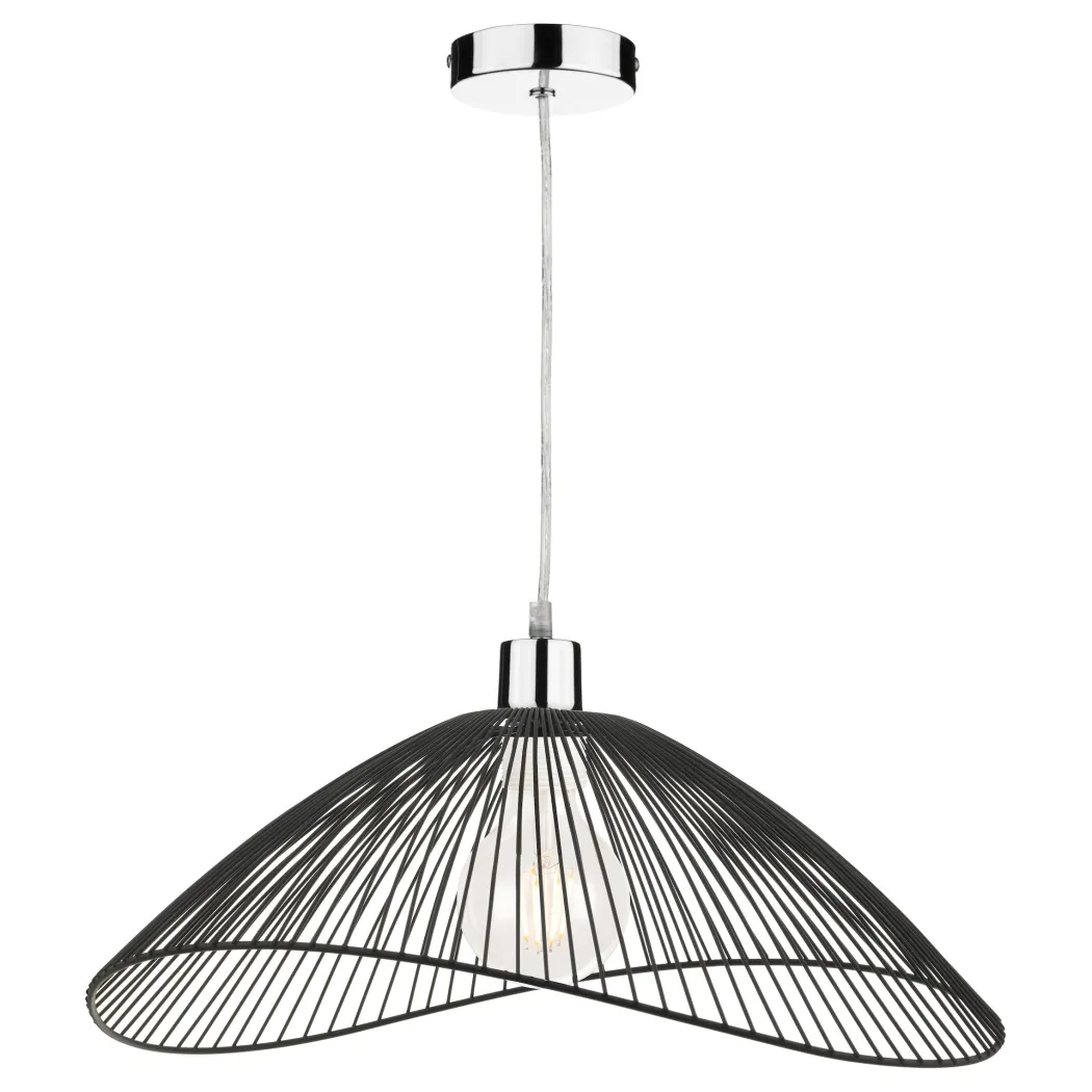 Rebel Small Black Ceiling Shade